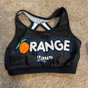 Stingrays Orange Bra